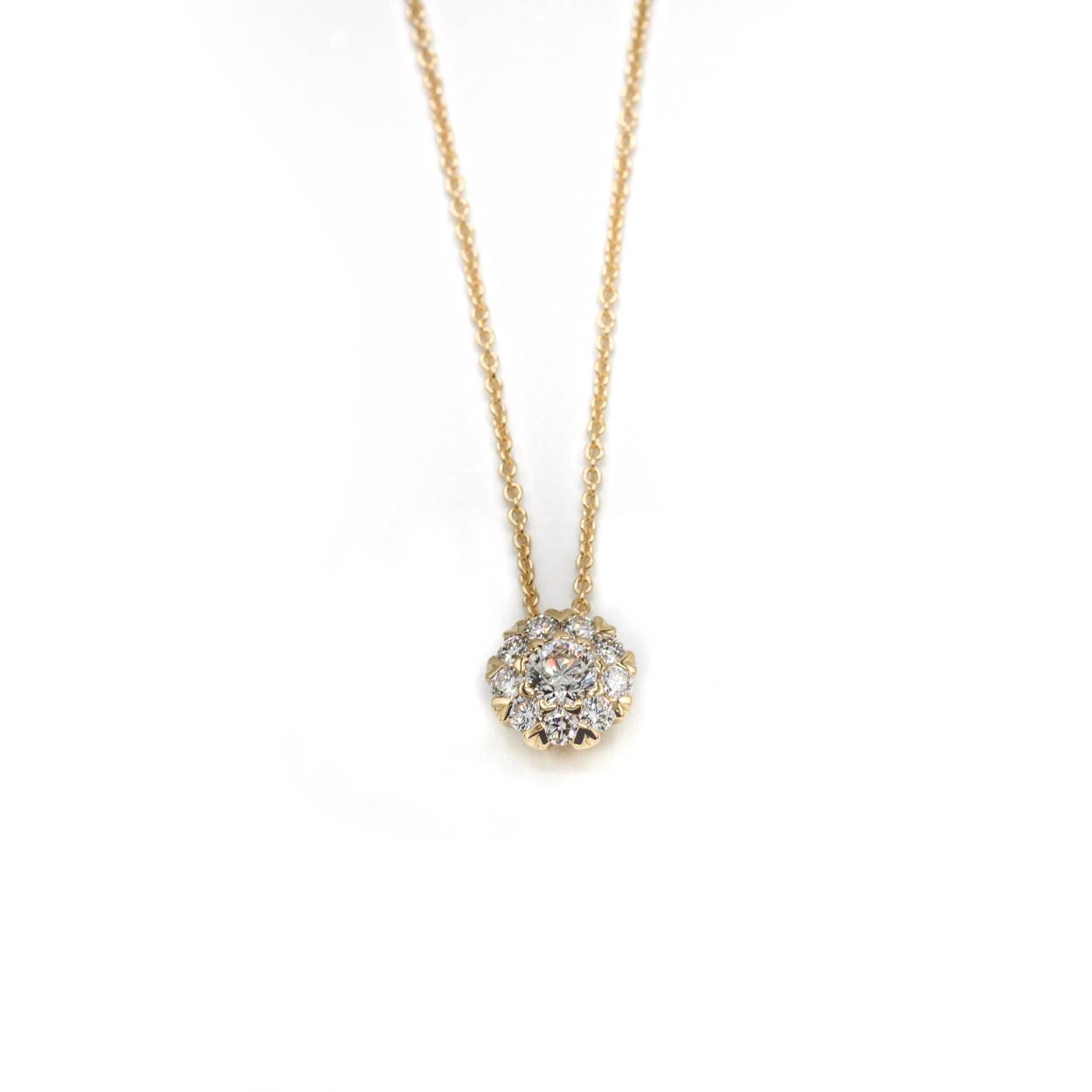 collier bicolor 18kt D36pt