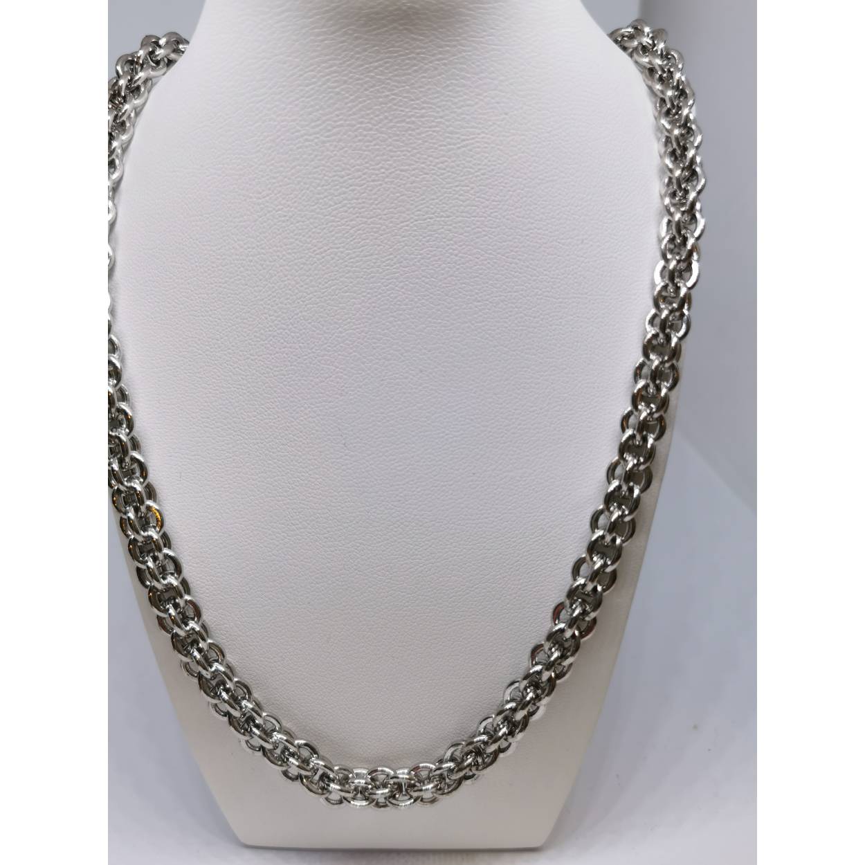 Gisser Jewels Zilver collier zilver C001 
8mm schakel