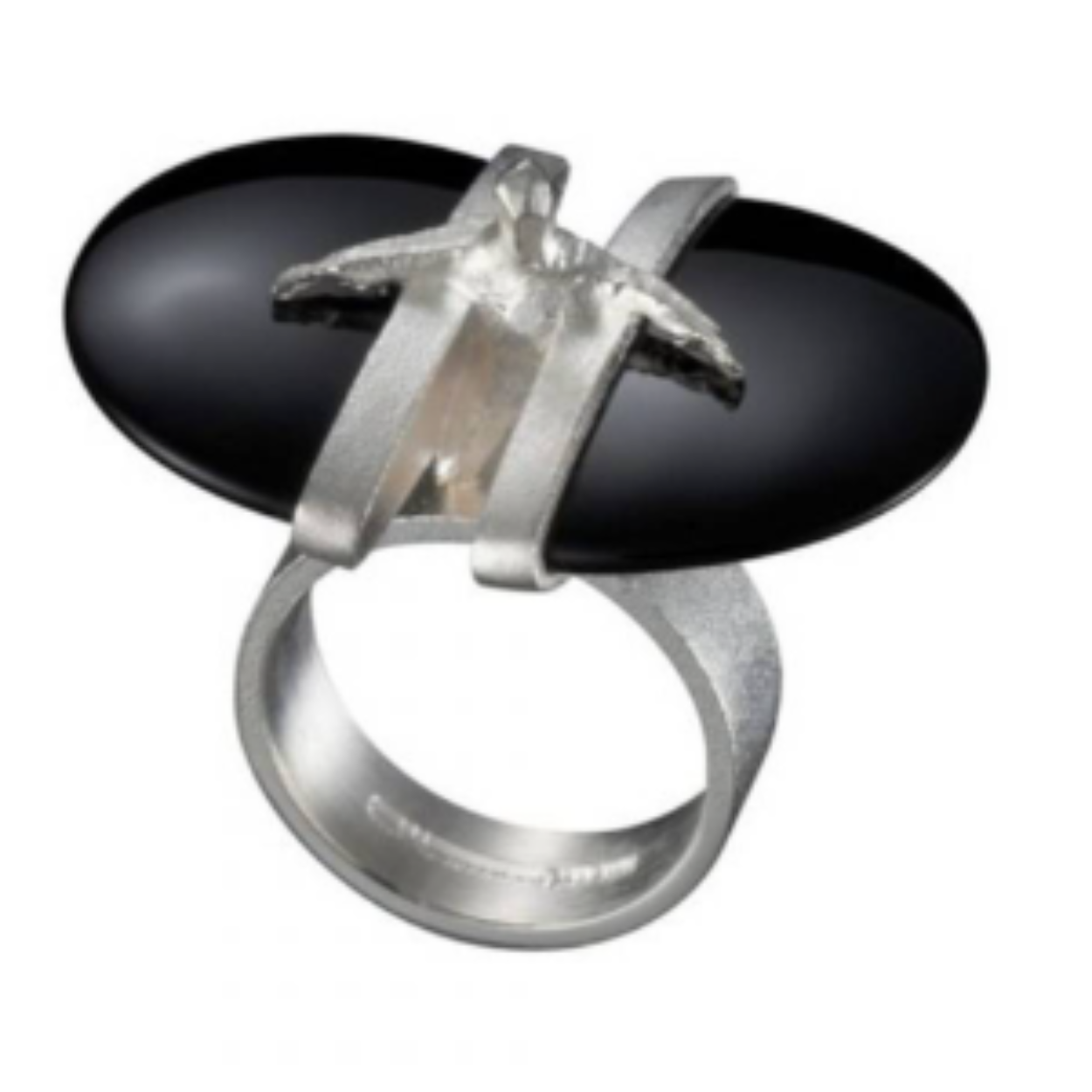 LAPPONIA RING ZILVER BLACK IKAROS MT 57 6507445757