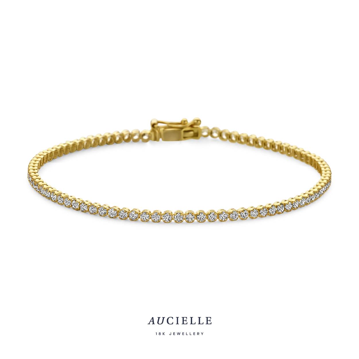 AuCielle Armband goud 18k tennis