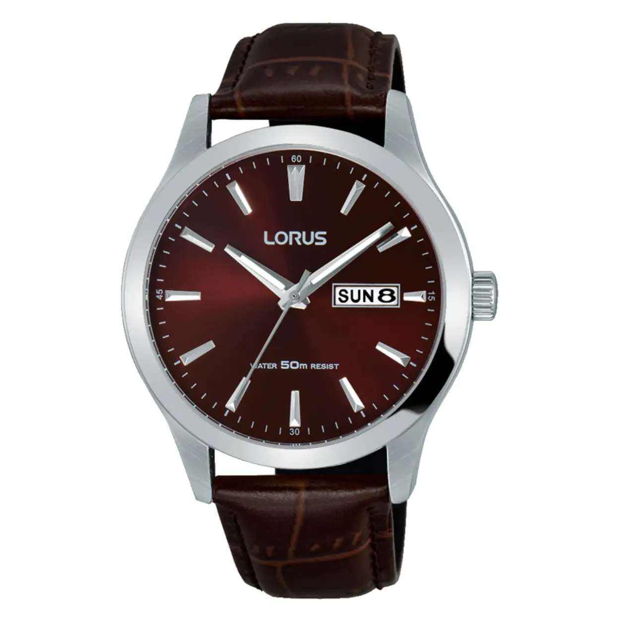 Dit is een herenhorloge van het merk Lorus. Het is een analoog horloge gemaakt van metaal. De diameter van de kast is 40 mm mm en de kast is 10 mm mm dik.
De verdere specificaties van het horloge zijn als volgt:
Kastvorm: rond
Kastkleur: zilverkleurig
Kastmateriaal: metaal
Bandbreedte: 20 mm
Bandlengte: 270 mm
Sluiting: gesp
Wijzerplaatkleur: bruin
Glassoort: hardlex mineraal glas
Waterdichtheid: 5 ATM
Techniek: quartz