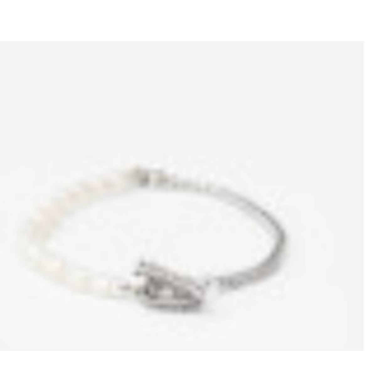 139 C+ - Barbara Pearl Armband Zilver
