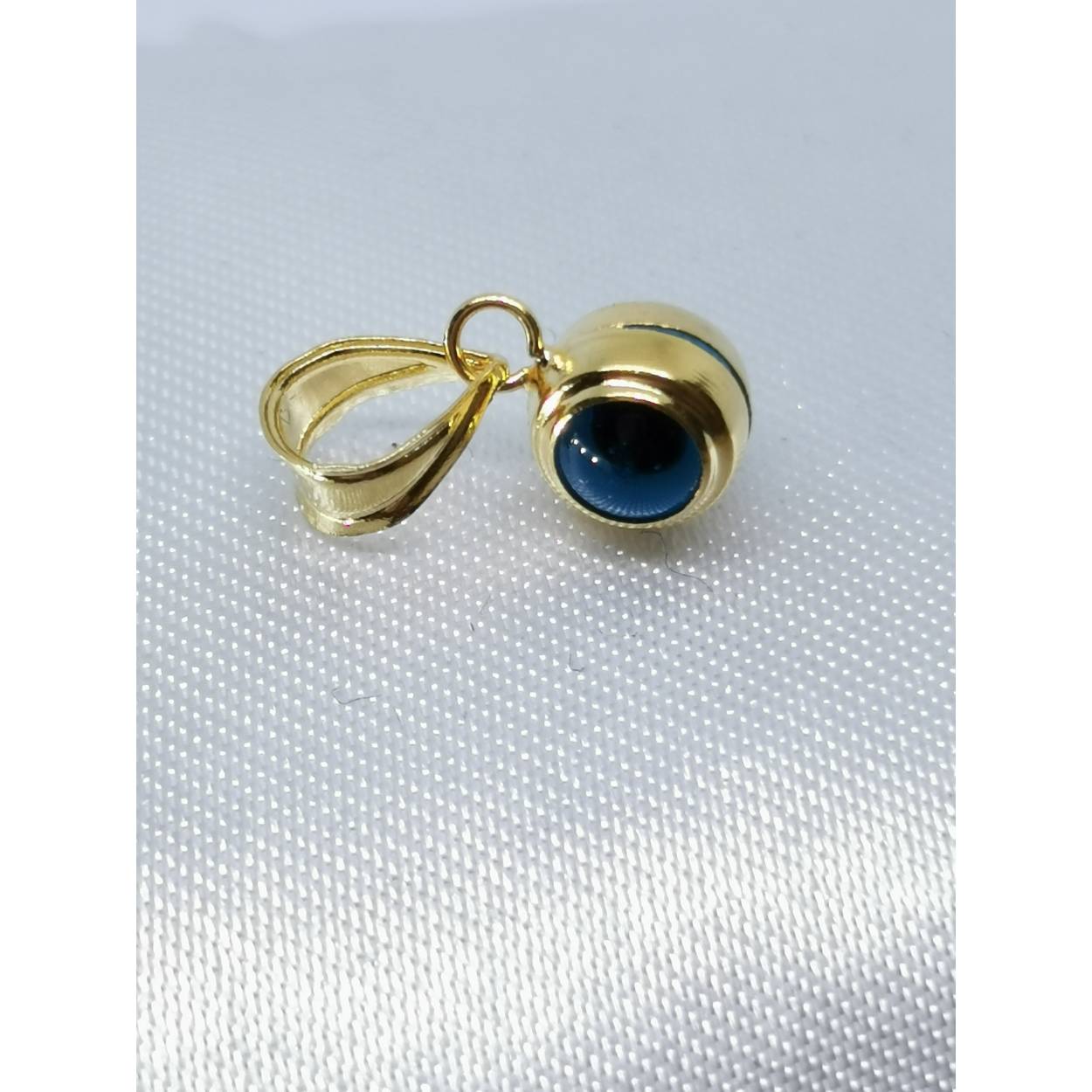 14 karaat geel gouden Nazar oog hanger/bedel.