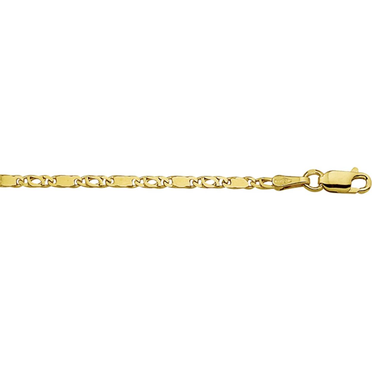 geelgoud armband valkenoog 19cm
