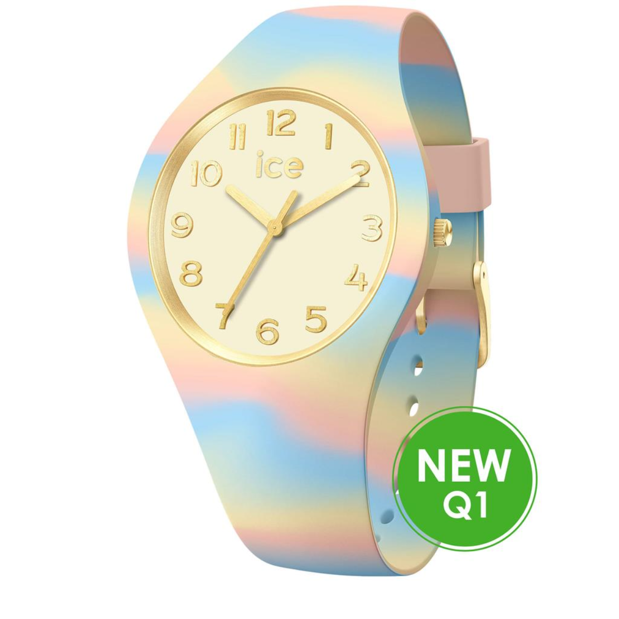 Dit is een horloge van het merk Ice-Watch. De bandkleur van dit horloge is roze.