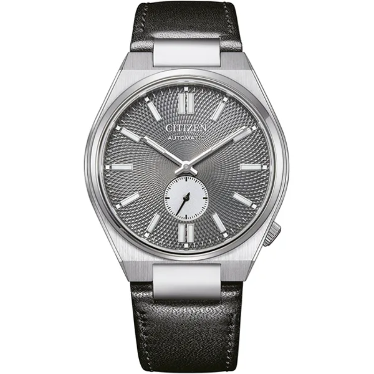 Citizen sapphire leren band
