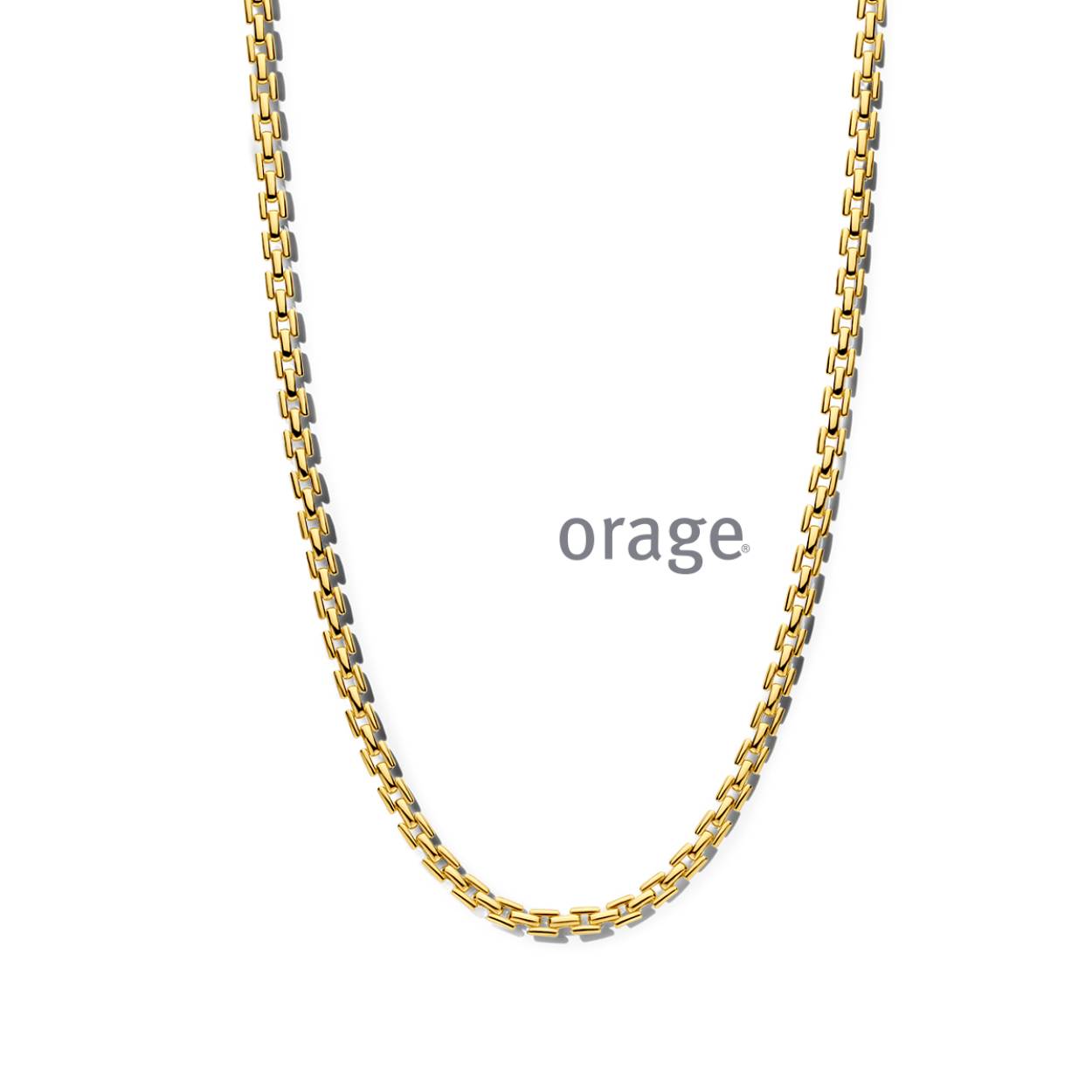 Orage ketting verguld geel goud