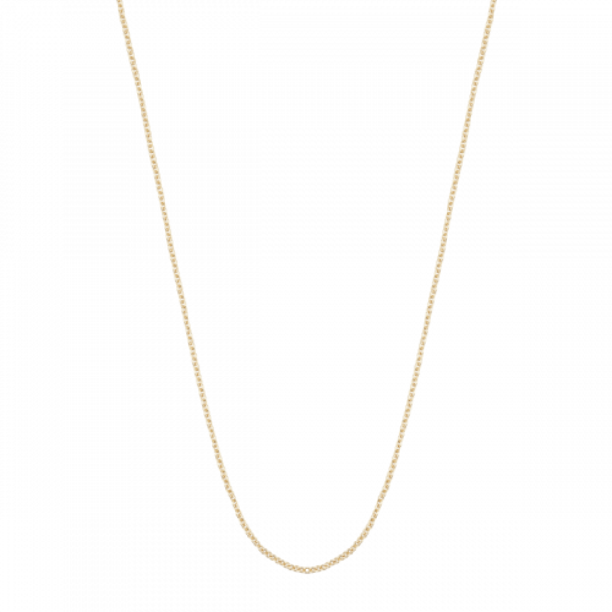 This beautiful solid 14 carat gold anchor necklace is available in yellow, white or ros&eacute; gold.