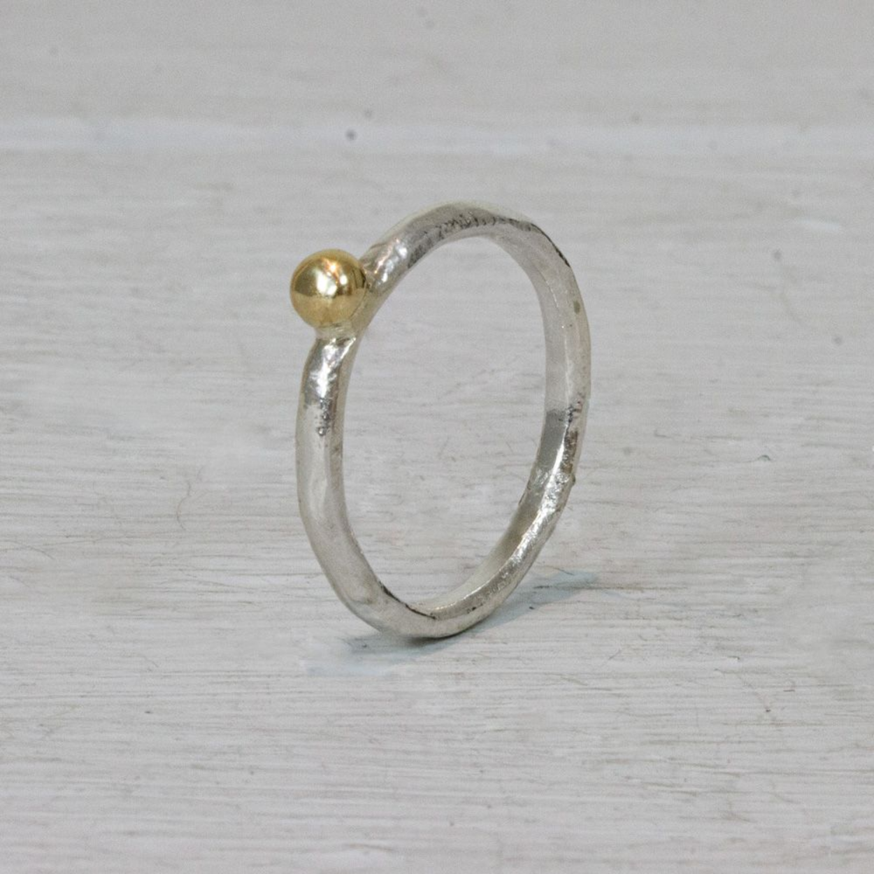 Jeh Jewels Ring zilver + 9 karaat bolletje 20987-54