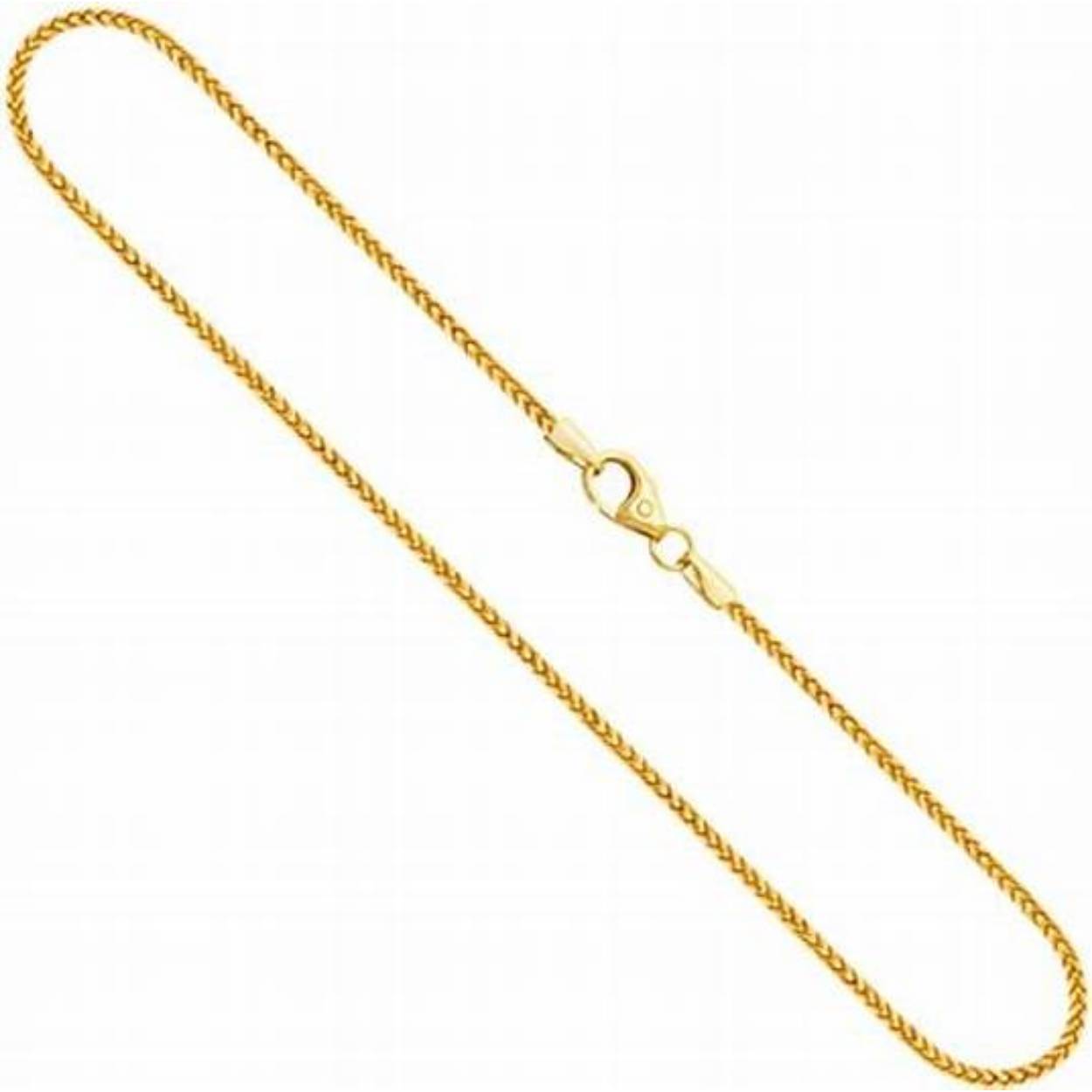 14k geelgouden bingo collier 1.5mm op 50 cm lengte