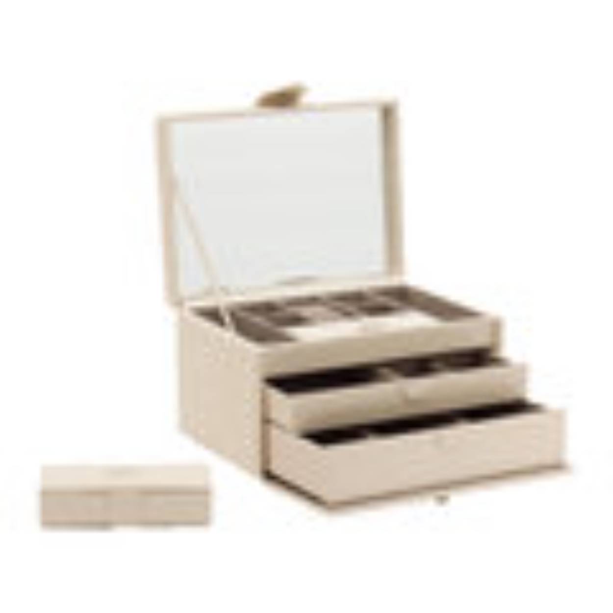 De Caroline Medium Jewellery Case, een tijdloze klassieker met elegante zachte lijnen van de jaren ’50, soepel diamant gewatteerd leer geaccentueerd met gouden hardware. Deze verfijnde etui is het perfecte huis voor uw kostbare sieraden en erfstukken. De case is verkrijgbaar in vier verschillende kleuren en verschillende groottes.
Maat: 28.2cm L X 22cm W X 18cm H.