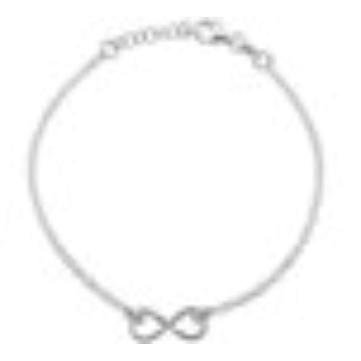 zilveren armband met infinity teken