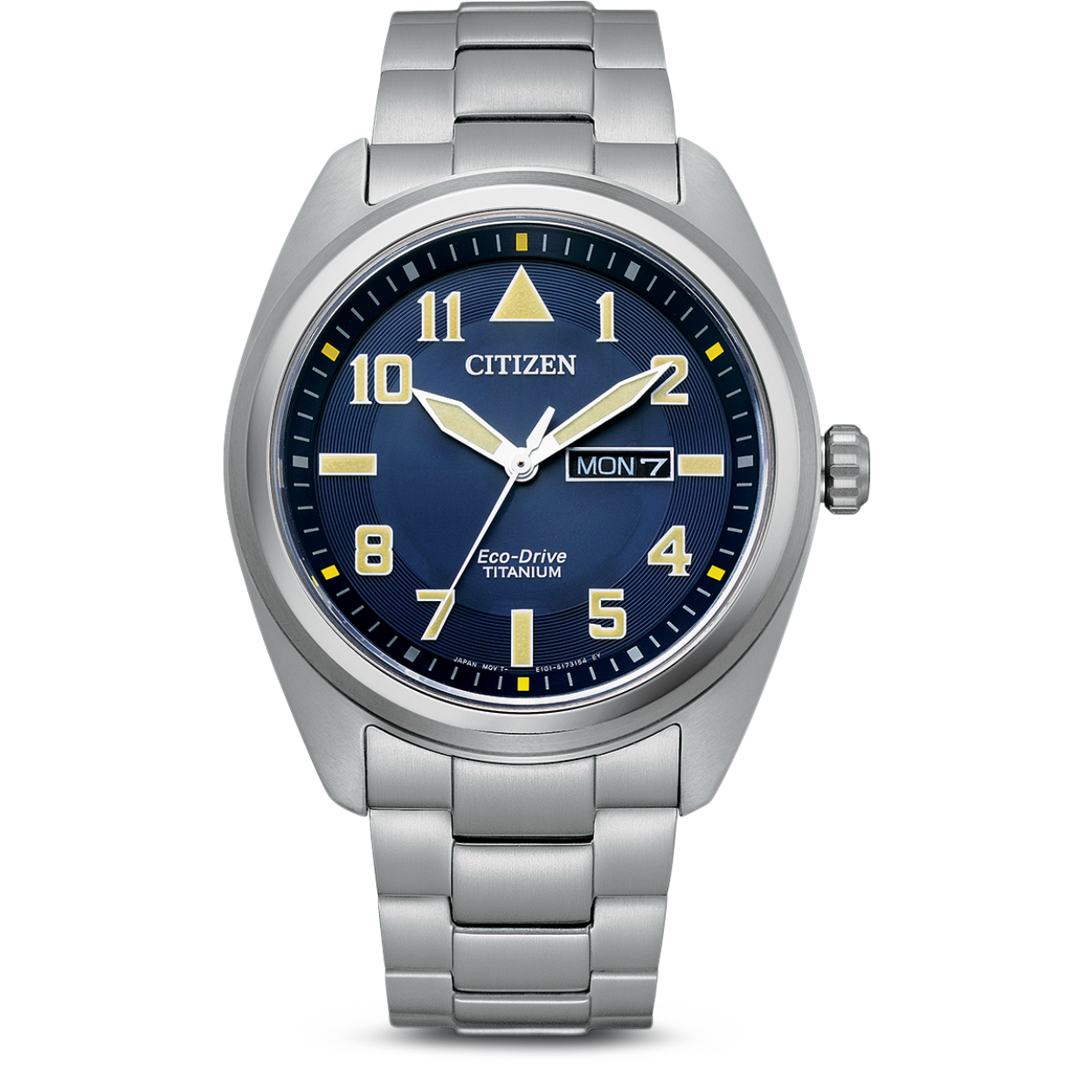Citizen BM8560-88LE herenhorloge. Een sportief horloge met een kast en band van TI+IP Super Titanium en een blauwe wijzerplaat.
Dit Citizen horloge is voorzien van Eco-drive techniek, waardoor u nooit meer een nieuwe batterij hoeft in te zetten. De accu in het horloge wordt opgeladen door lichtinval op de wijzerplaat. Het horloge heeft een datum aanduiding, saffier glas en is waterdicht tot 10 atm.

Citizen Eco-Drive TI+IP Super Titanium horloges
TI+IP Super Titanium is de nieuwste generatie Titanium, dat door een gering gewicht en buitengewone bestendigheid reeds in vele sectoren wordt benut.
Gezien de naam, wordt Titanium ook wel "Metal of the Gods" genoemd. Dankzij de speciale IP oppervlaktebehandeling zijn de titanium horloges van Citizen met 1000 - 1200 Vickers vijf maal harder dan het pure titanium.