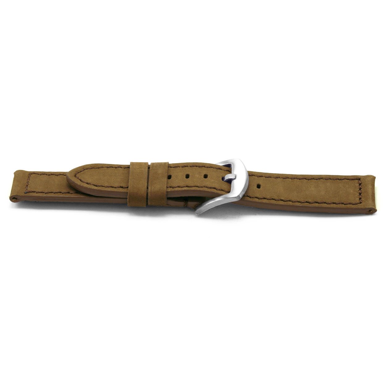 Soepel Italiaans lederen horlogeband, hypo allergisch.
Kleur band: Nubuck bruin
Band dikte: 3.0mm
Band lengte: 75/115 mm
Band breedte: 18x18mm
Gesp: Edelstaal
Bekleding binnenband: Glad zwart leer
Gestikt: Ja, dezelfde kleur als de band
Pushpin: Exclusief
Hypo Allergisch; Ja