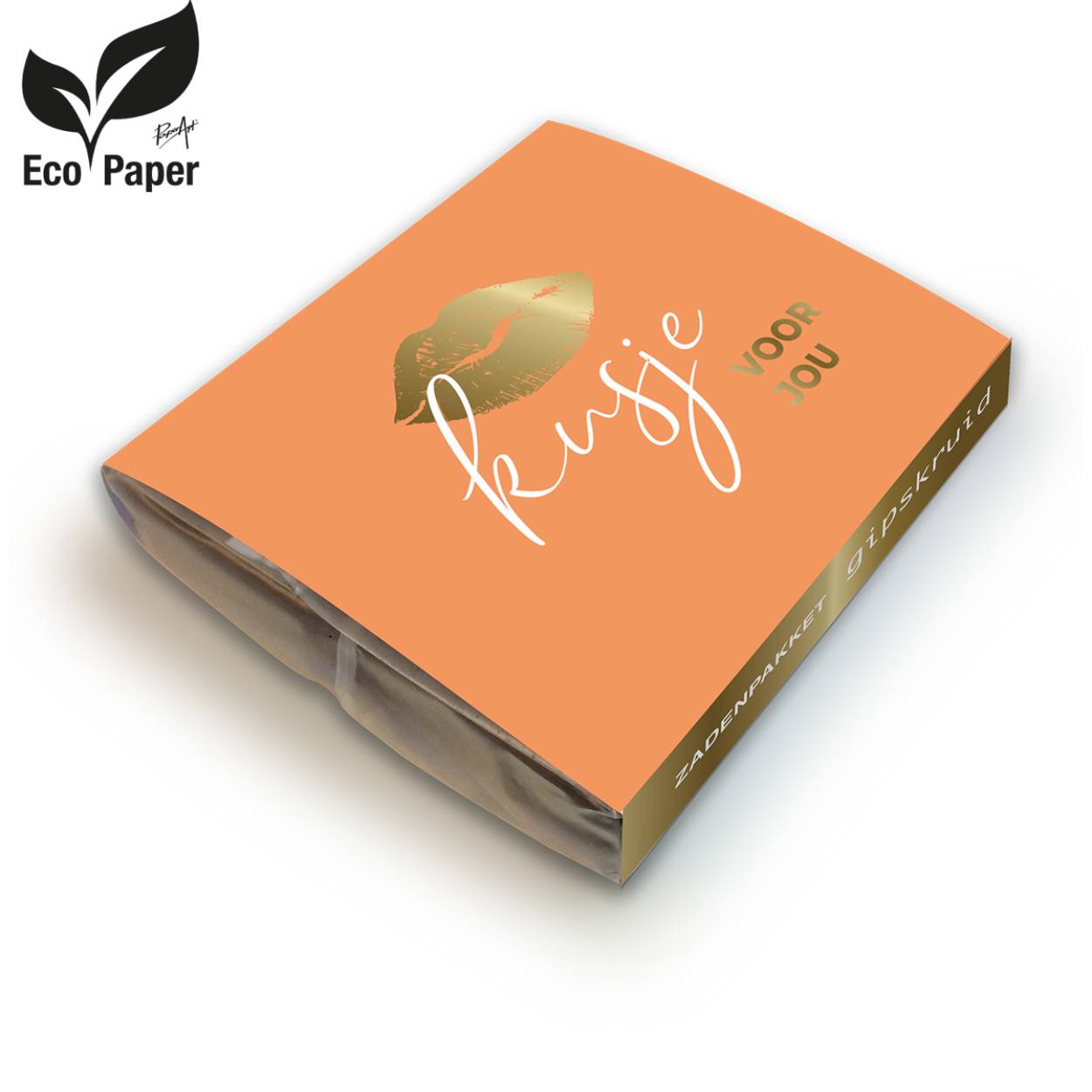 • Gipskruid • Natural Gifts • Zadenpakketen Eco Everyday Blooms • Papier gemaakt van 100% plantafval • Inhoud: 1 x kweekzak, 1 x grondtablet, 1 x zakje zaden + plantinstructie