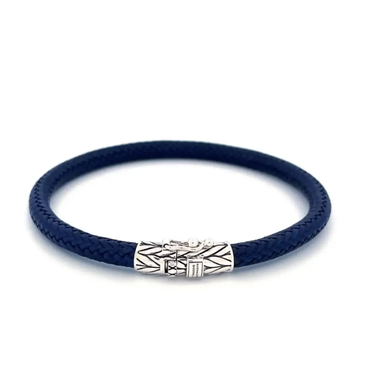 149BU Ellen Leather Bracelet Navy