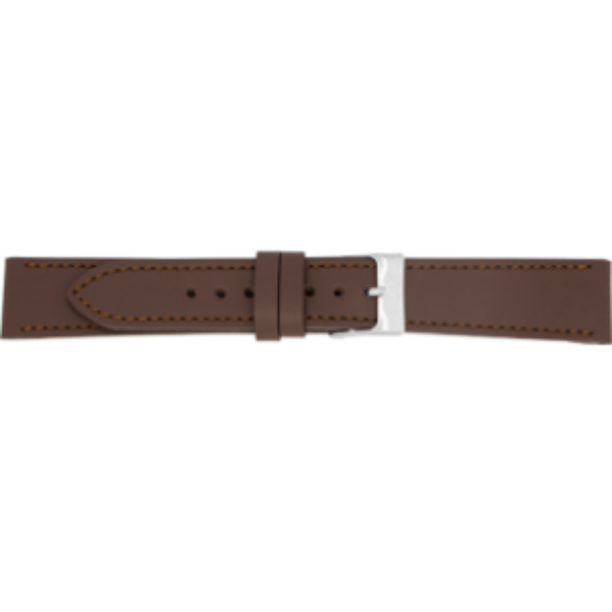horlogeband 16mm bruin