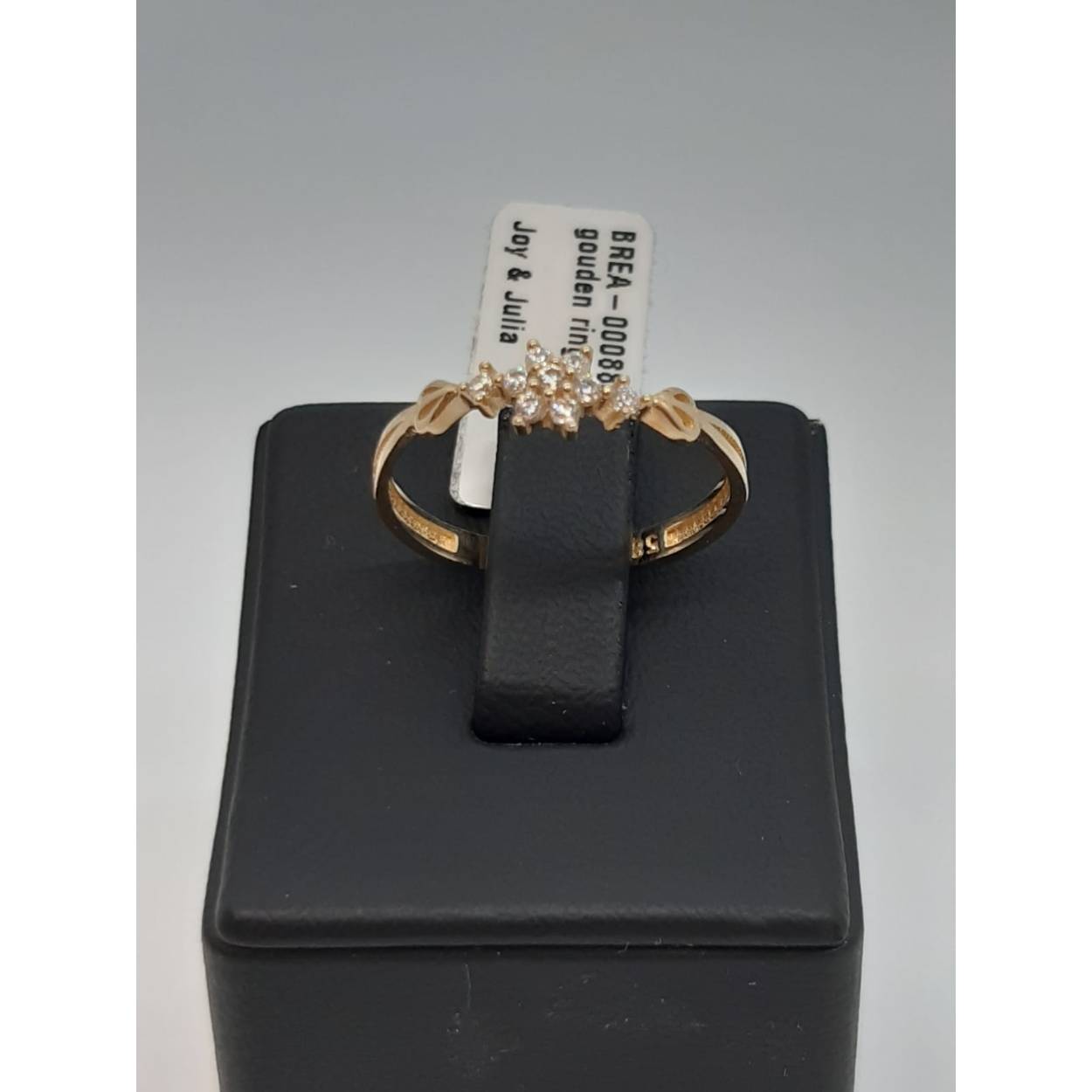 gouden ring 14k met stenen