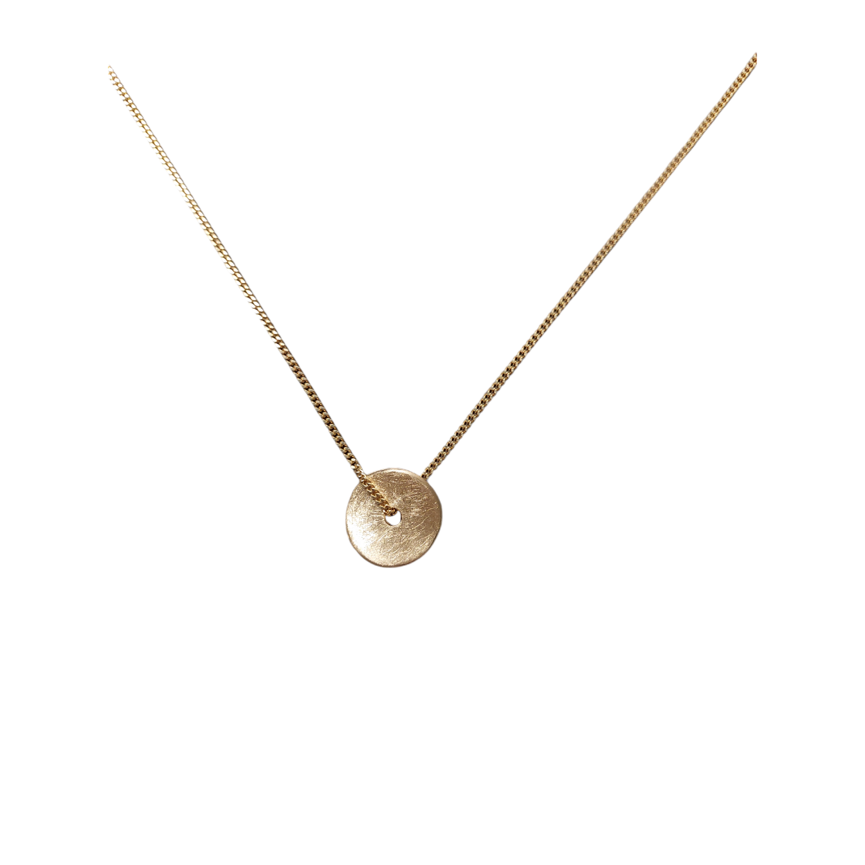 14kt gouden hanger gegolfd Talõn 33