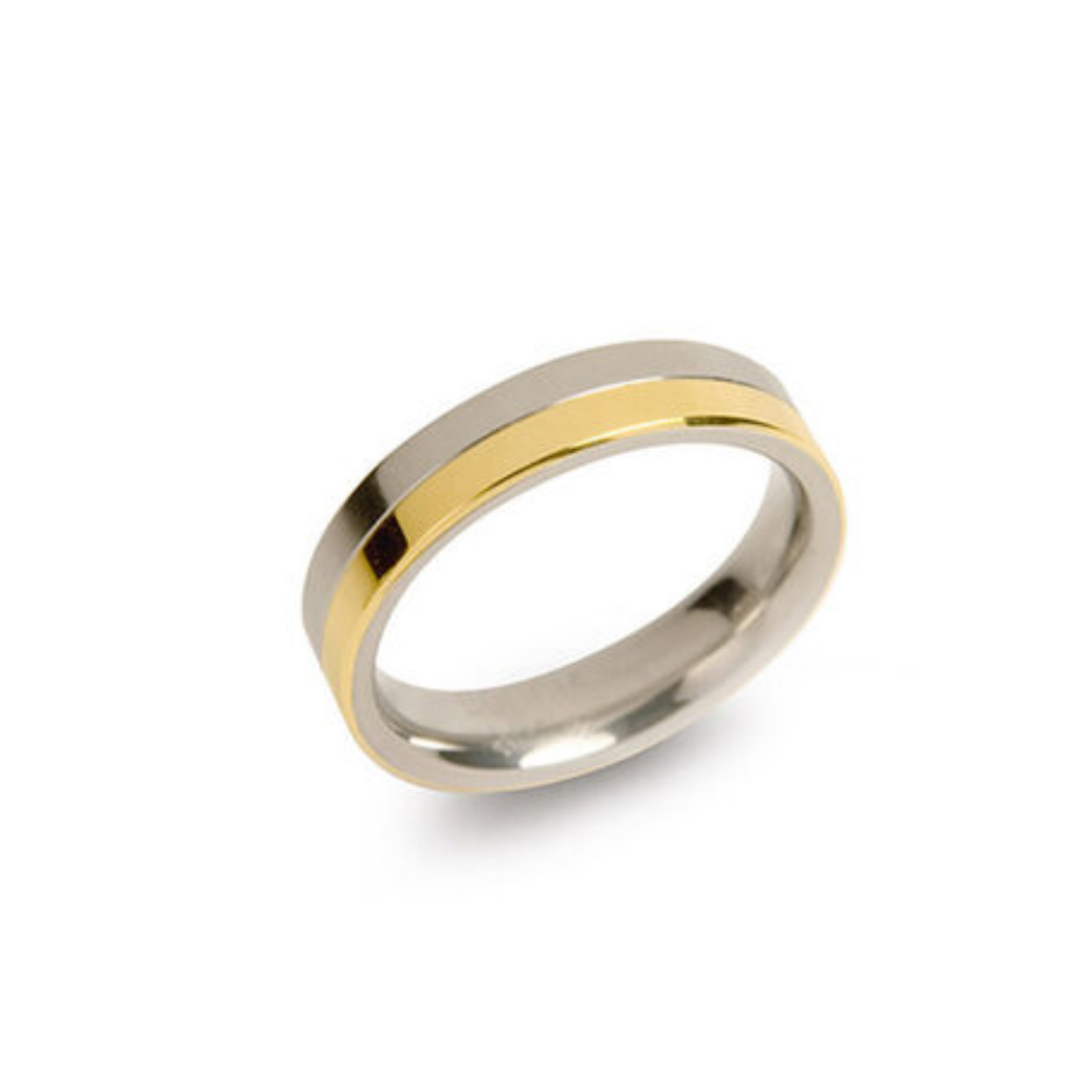 Dit is een ring van het merk Boccia Titanium
