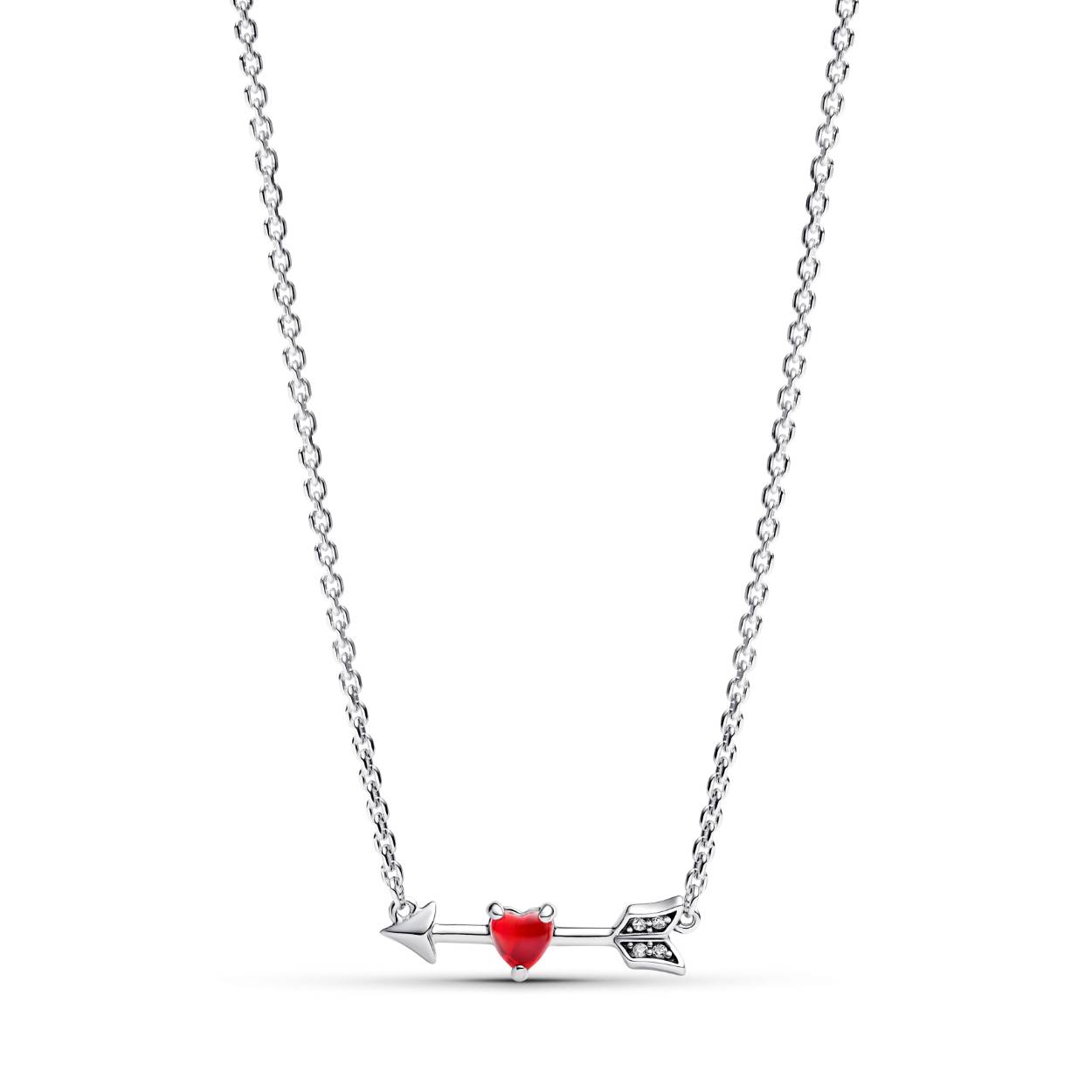 Pandora Pijl & Muranoglas Hart Halsketting