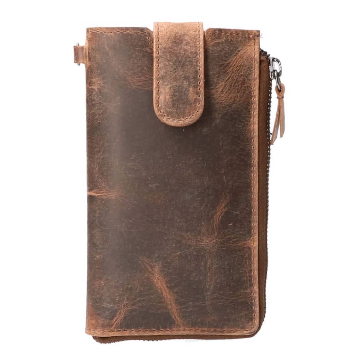Handig soepel lederen telefoontasje.

Afmetingen:
Hoogte 17cm x breed 10cm x diep 1.5cm
