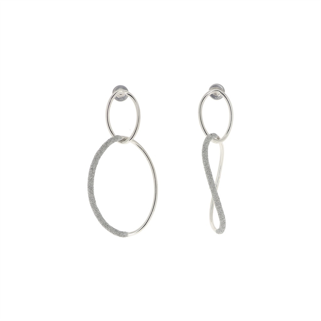 Pesavento oorbellen rhodium pearl gray dust