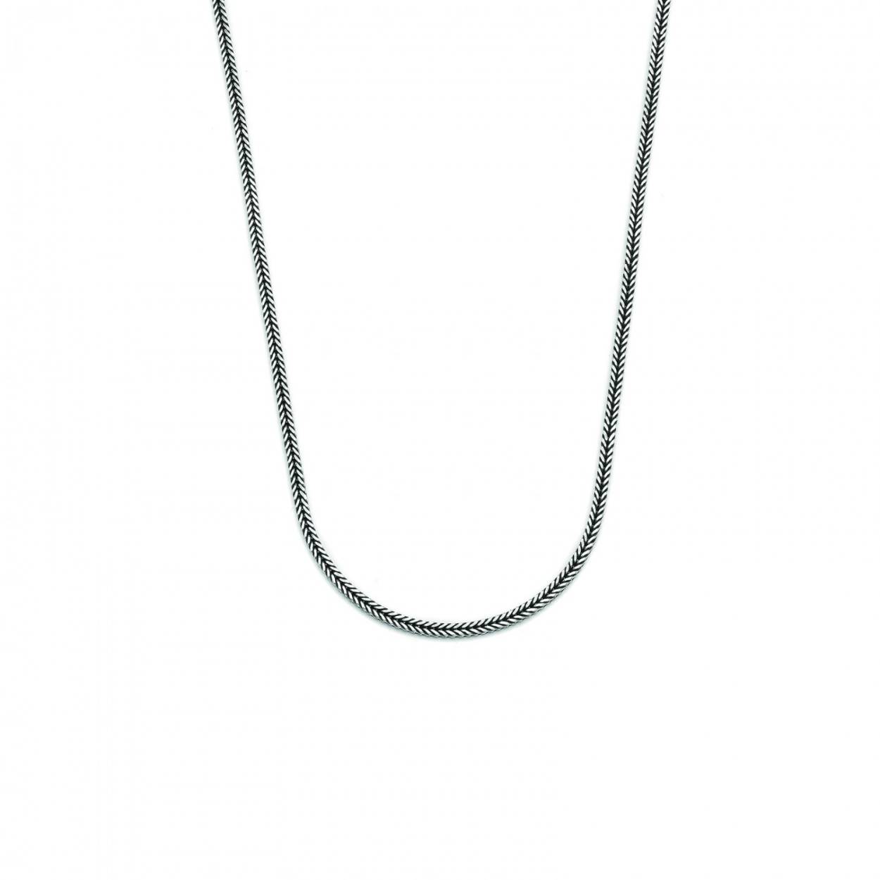 Deze zilveren collier van Silk is van de Zipp collectie!
De maat van de collier is 40 cm
