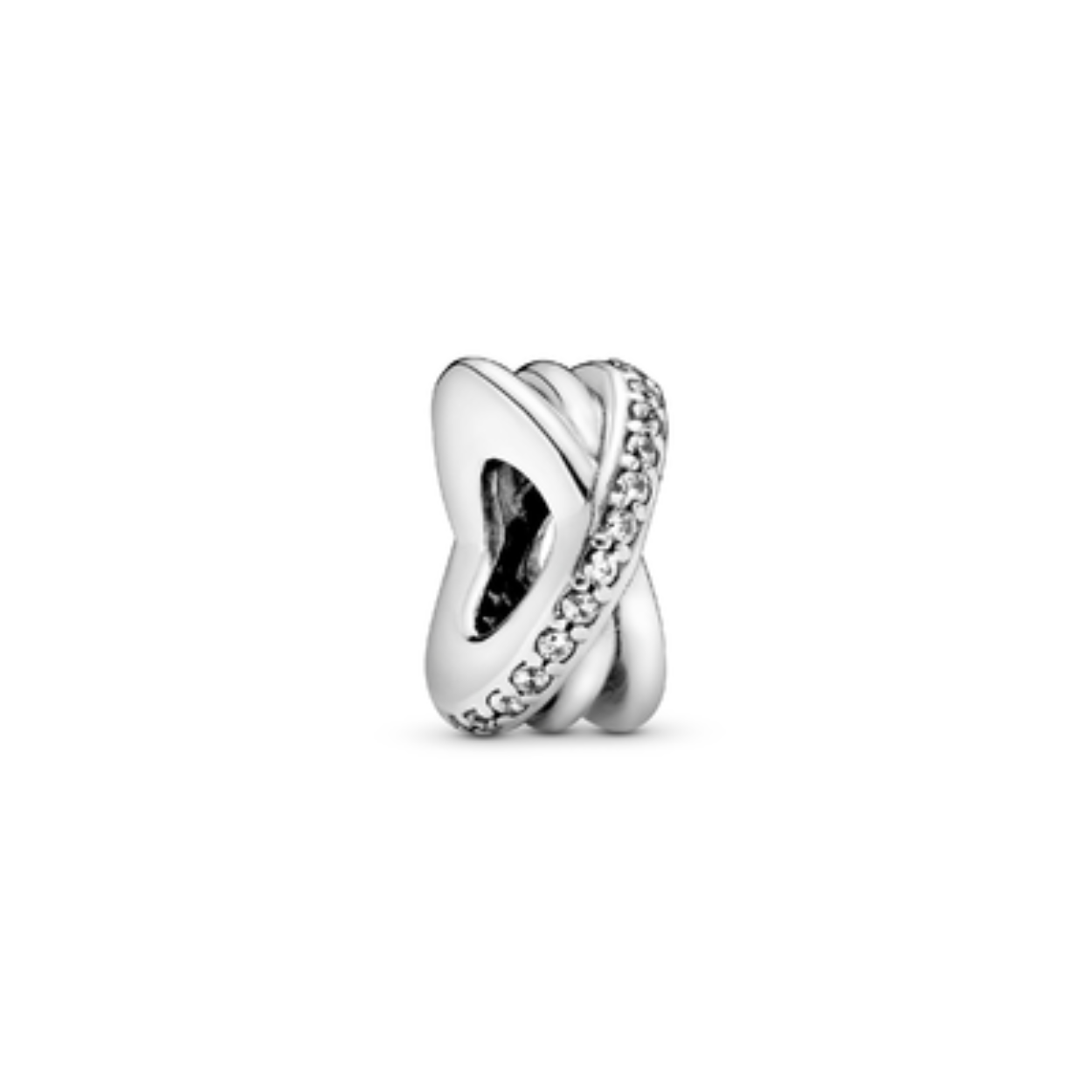Pandora  Spacer zilver zirconia