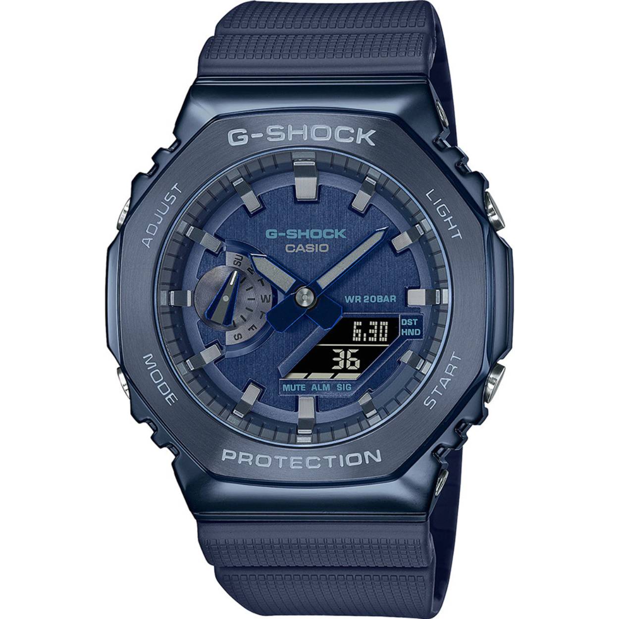 Casio g-shock horloge donker blauw GM-2100N-2AER 