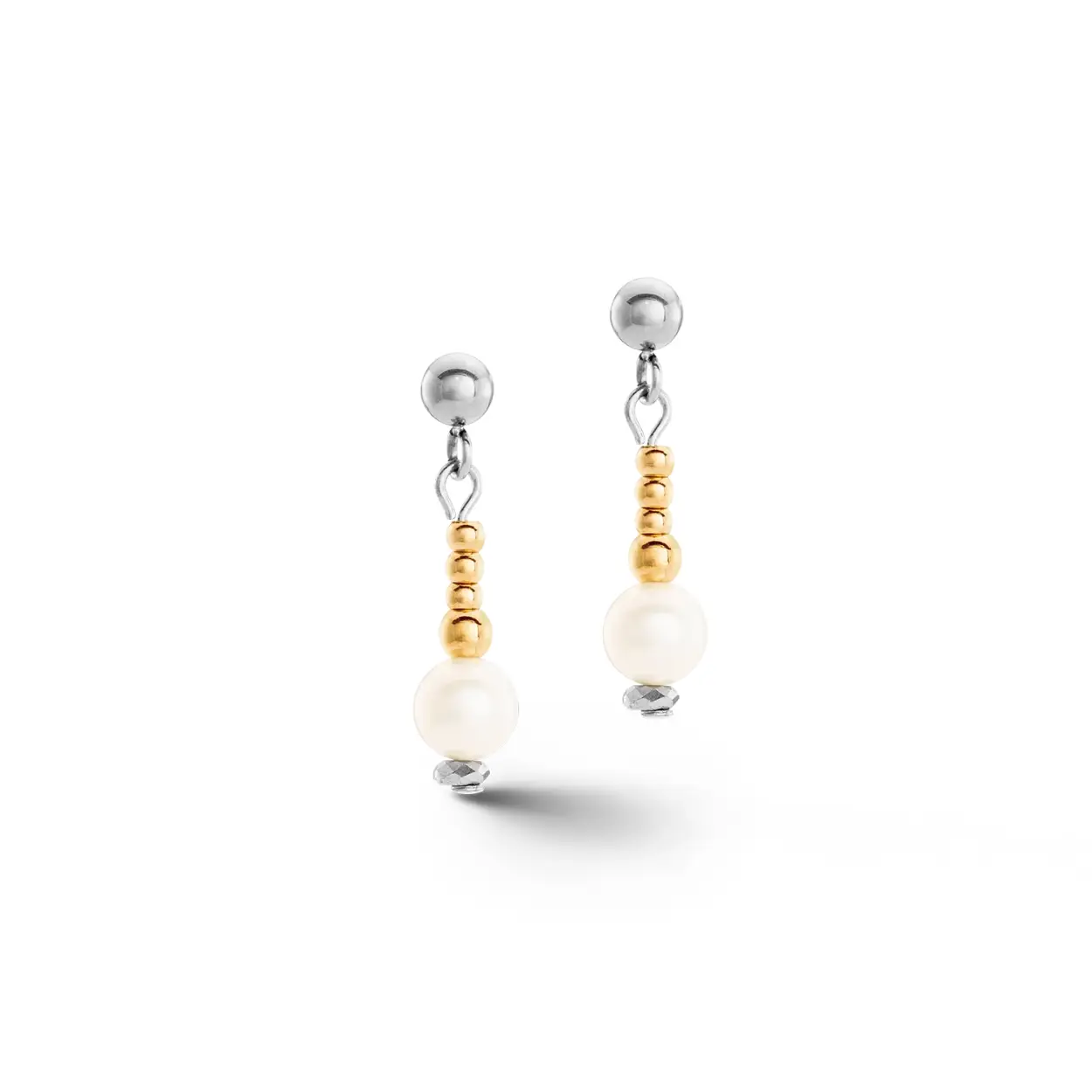 Coeur de Lion oorhangers met zoetwaterparel