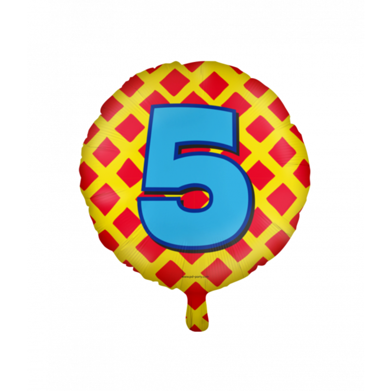 De Happy foil balloons 5 zijn een leuke toevoeging voor als er iemand 5 wordt en door de gebruikte kleuren valt de folie ballon extra op. De folie ballon kan worden gevuld met helium of met lucht, hiervoor wordt standaard een rietje meegeleverd. De ballonnen hebben een diameter van ongeveer 45 centimeter.

Deze ballonnen kunnen wij ter plekke vullen met helium, hiervoor brengen wij 5 euro in rekening.
