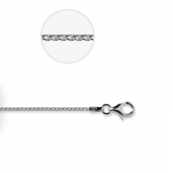 Zilver collier 45 cm VS35 gourmet
