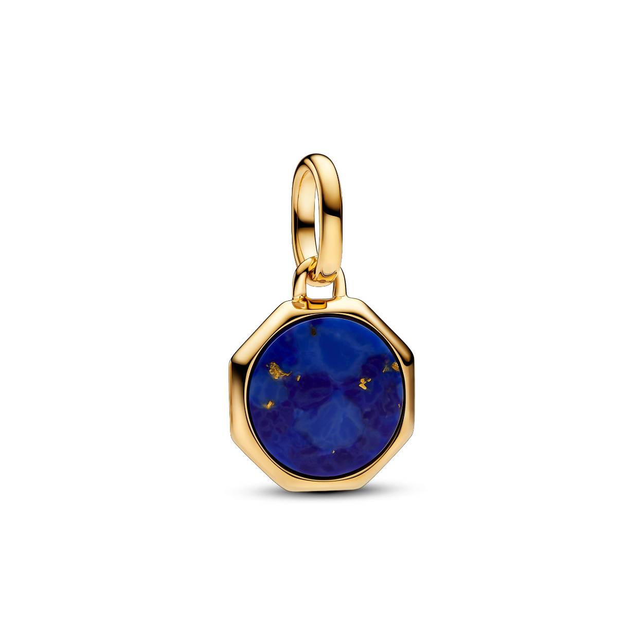 graveerbaar bedel - lapis lazuli steen 