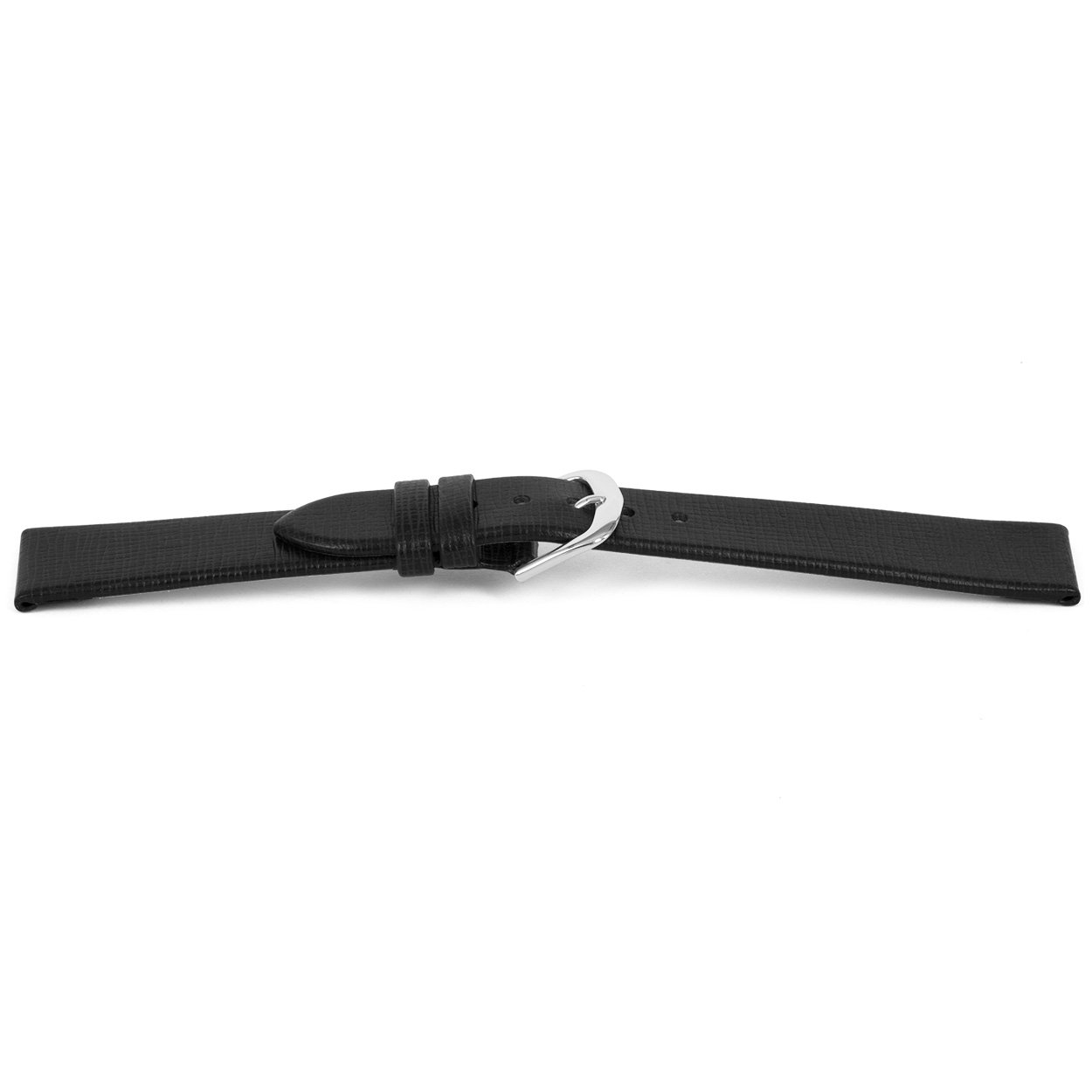 Hoogwaardig Italiaans leder en plantaardige gelooide horlogeband zwart, bewerkt en ongestikt.
Kleur band: Zwart
Band dikte: 2.2mm
Band lengte: 75/115mm
Band breedte: 18x16mm
Gesp: Edelstaal
Bekleding binnenband: Nubuck
Gestikt: Nee
Pushpin:Exclusief
Hypo allergisch: Nee
NFC Chip: Nee
EAN: 4780263154189

Plantaardig gelooid leer:
Vegetable tanned is het plantaardig looien en het zuiveren van de huiden op een natuurlijke manier, dus zonder schadelijke chemicaliën te gebruiken. Het proces wordt toegepast om de huid te stabiliseren.Plantaardig gelooid leer is een heel duurzaam product. Het is biologisch afbreekbaar en vormt geen gevaar voor mens en natuur.
