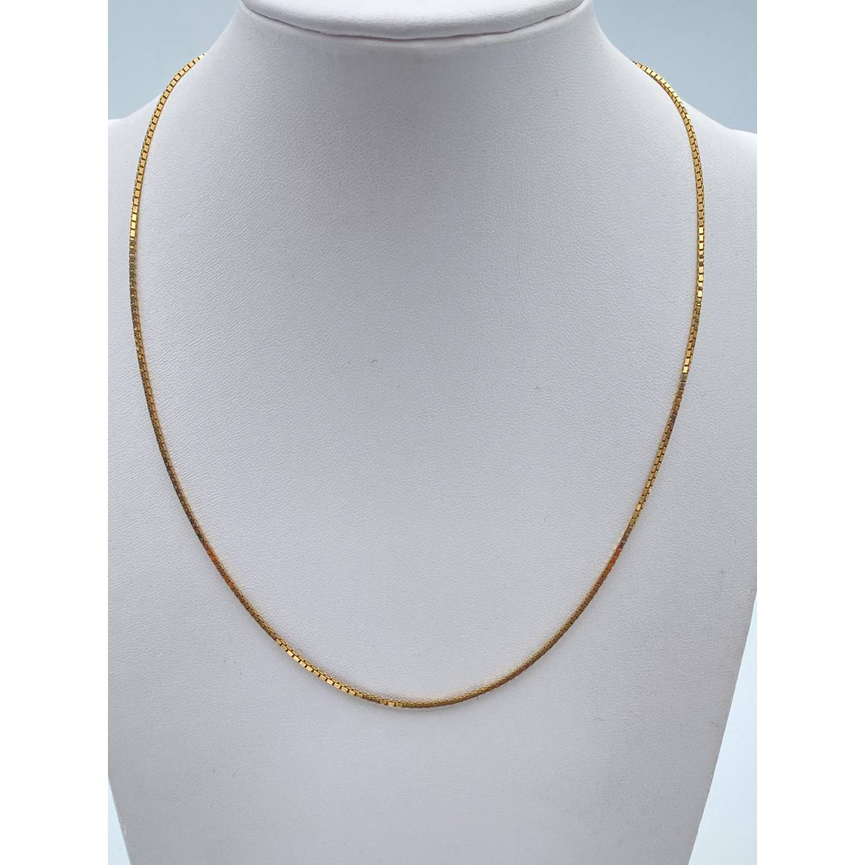 Geel gouden venetiaan collier 1.5 mm dikte