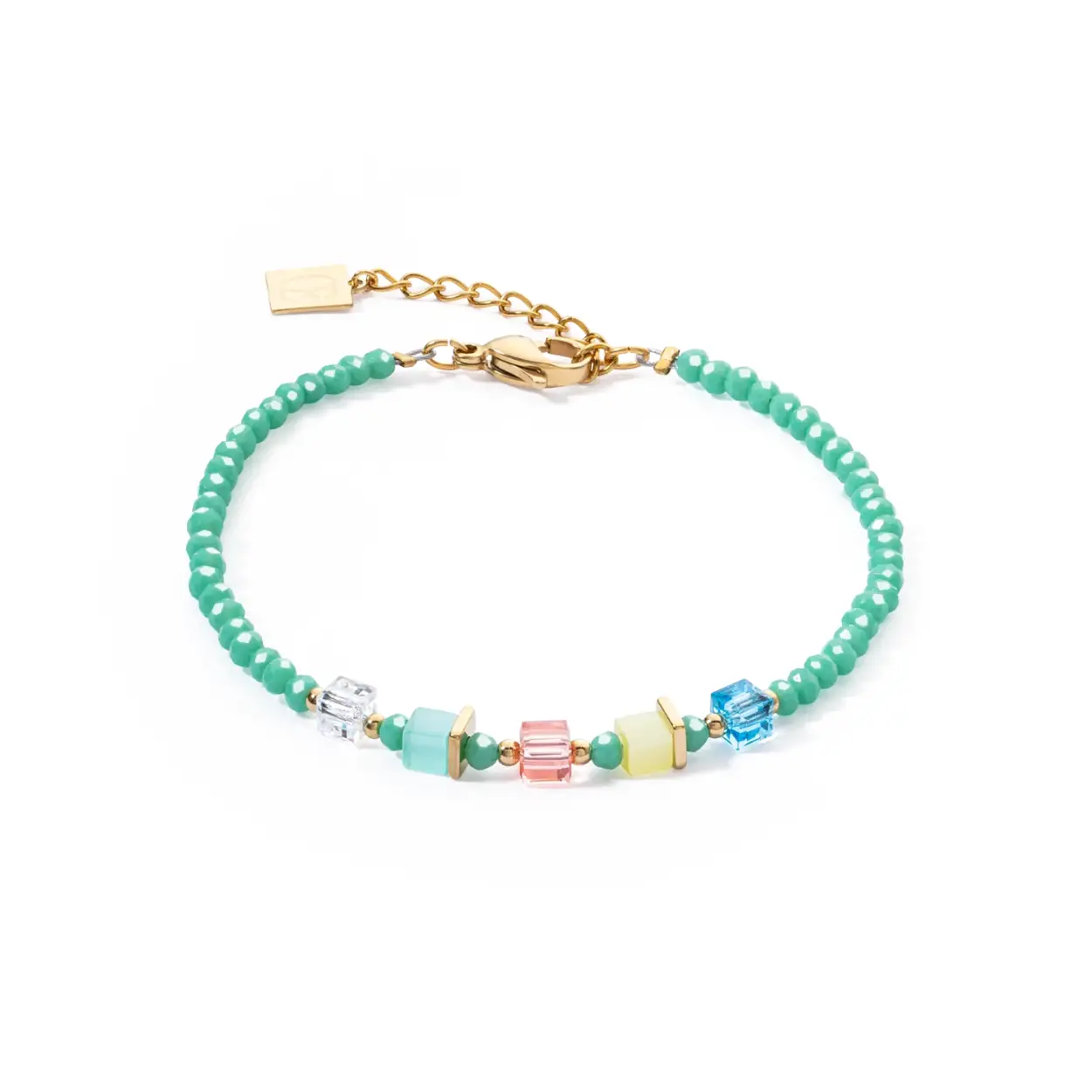 Coeur de Lion armband, met polaris en kristallen. Mooi in combinatie met het bijpassende collier en de oorsieraden. 