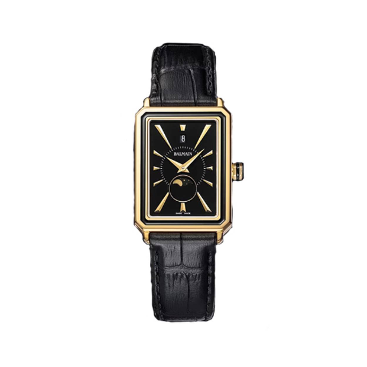 BALMAIN - B44123265  BLACK,LEATHER DP