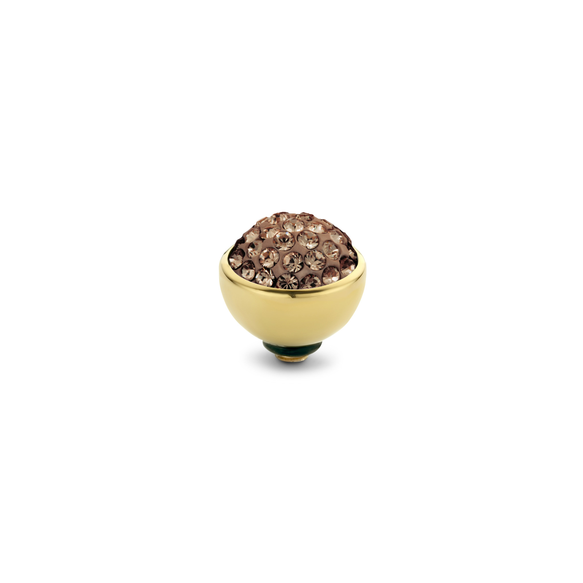 Met deze Preciosa Pave zetting maakt de look van de Anemone steen een comeback. De halve bolletjes worden gemaakt met een gekleurde klei waarin de kleine Preciosa steentjes worden vastgeklemd. Het Twisted Shiny steentje is verkrijgbaar in 6 en 8 mm en shop je in 7 verschillende mooie kleuren.
