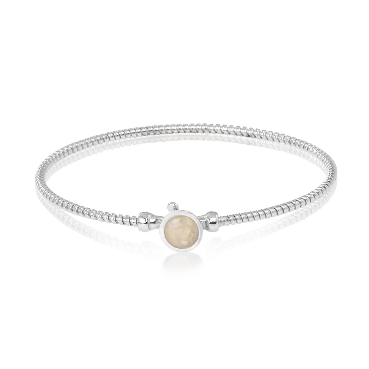 Zilveren as armband. 