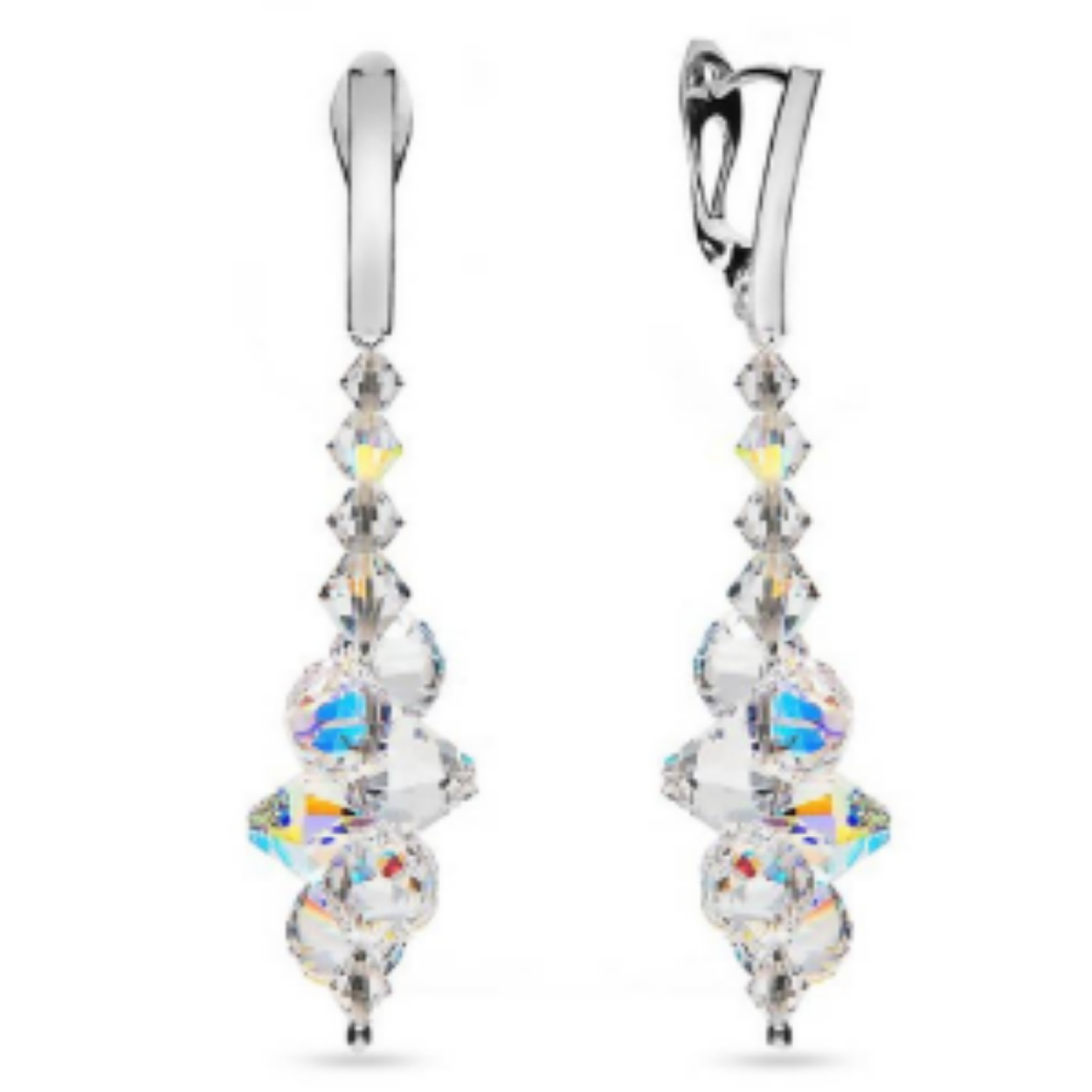 Spark Bicone Earrings Aurore Boreale