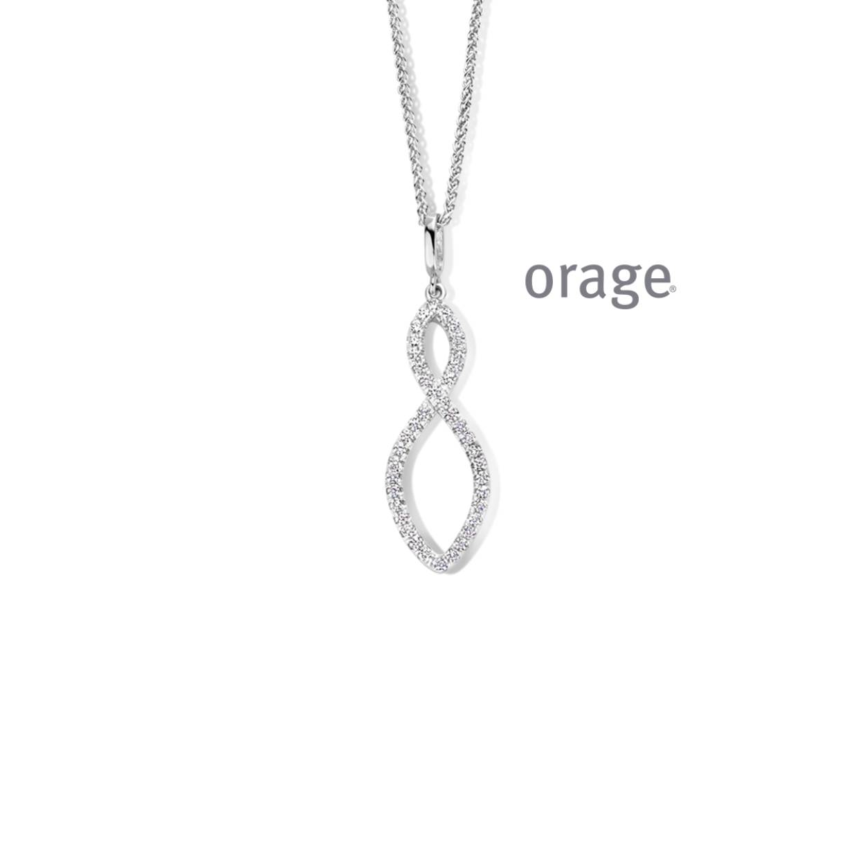 Orage Collier Zilver