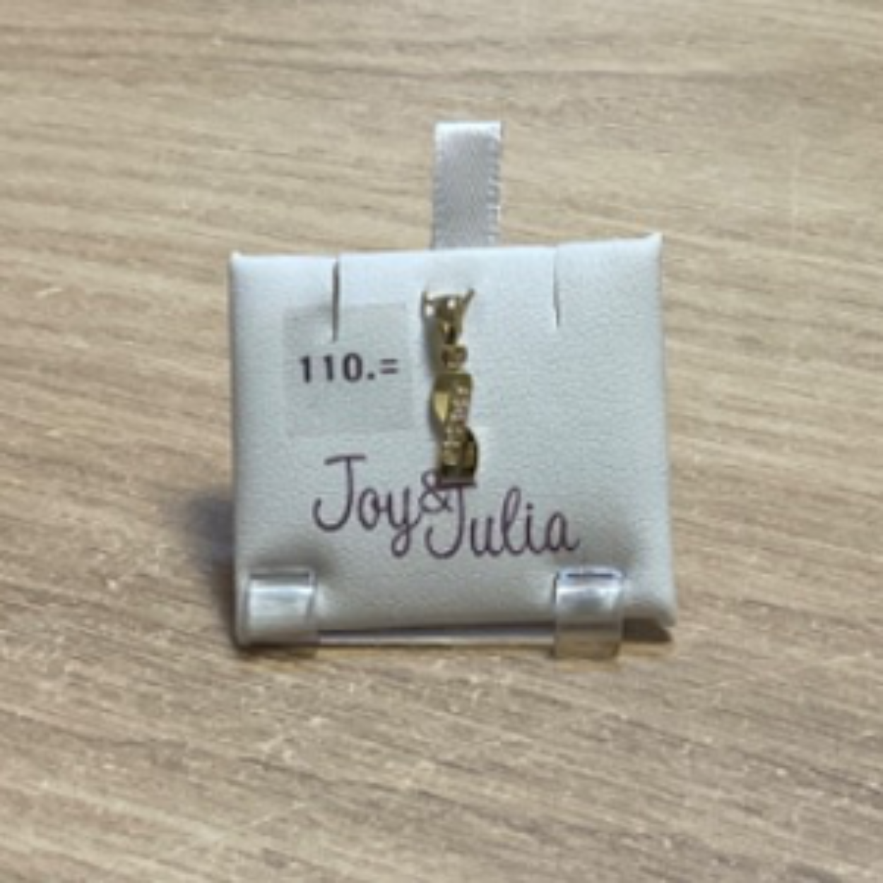 Gouden hanger zirkonia 