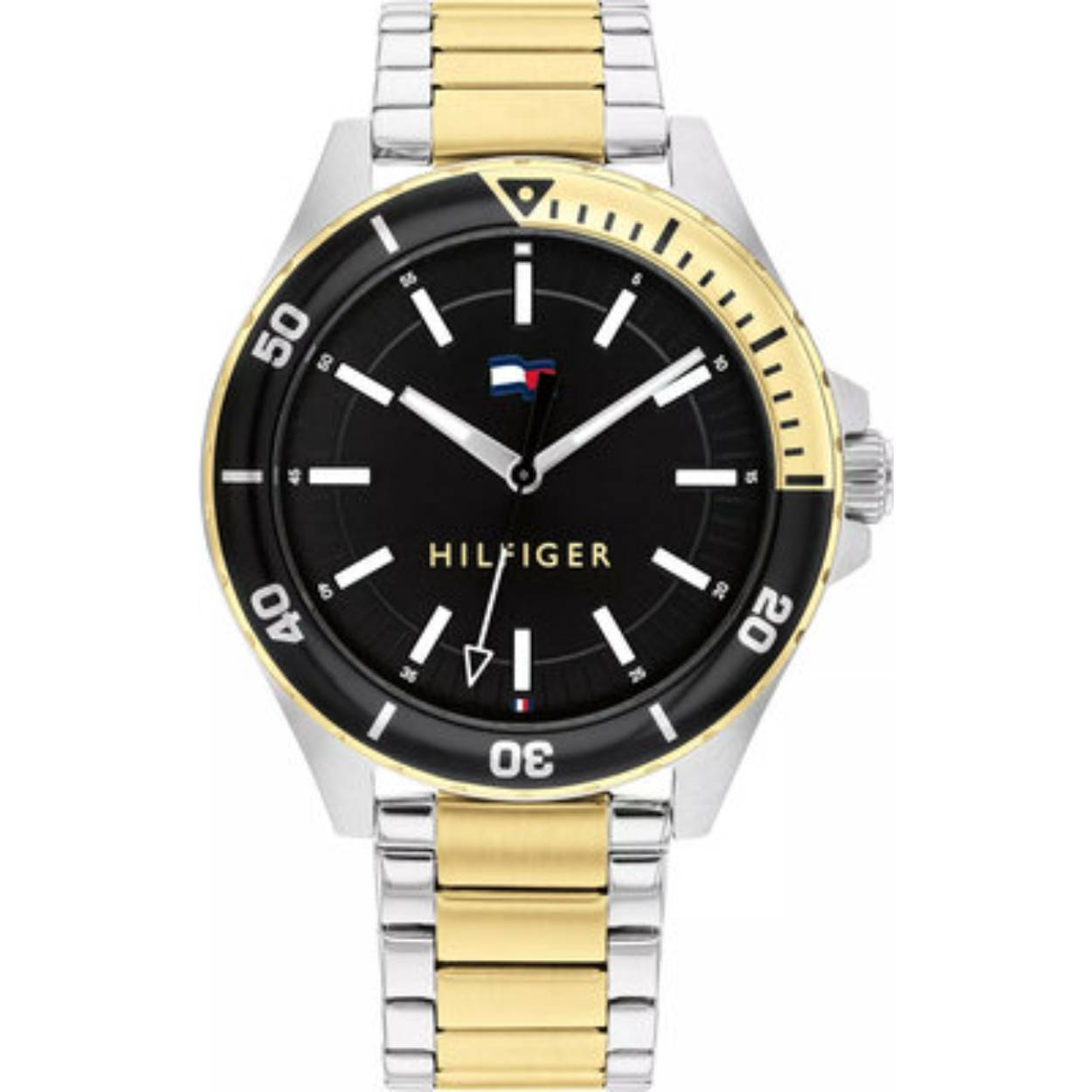 Prachtige Tommy Hilfiger horloge van de serie "Logan". Neutraal en modern horloge met een stoere duikers look!