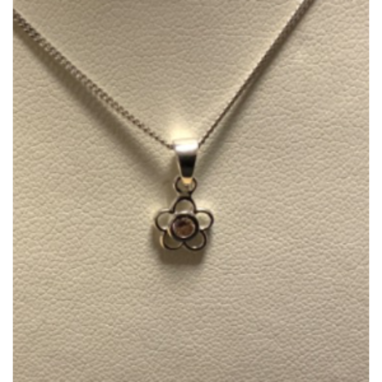 zilveren collier met hanger