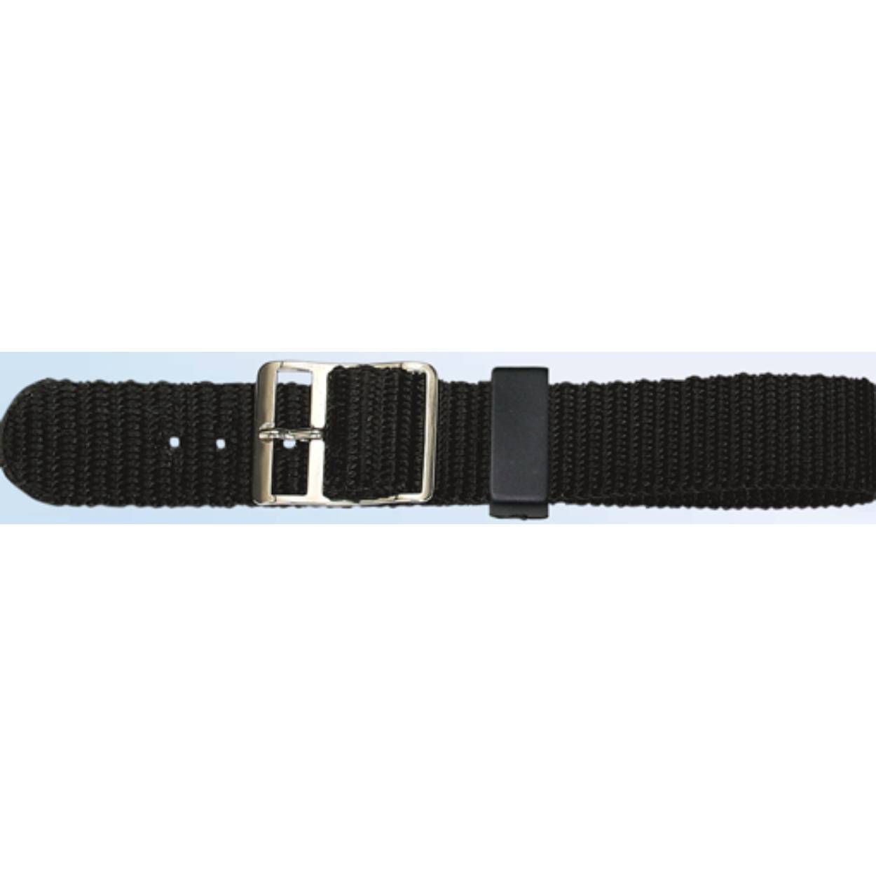 Horlogeband nylon Horlogeband 357 zwart nylon 8mm