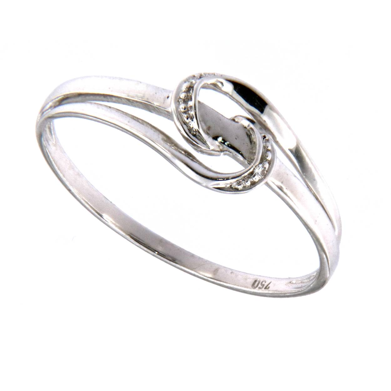 ring in wit goud met briljant 