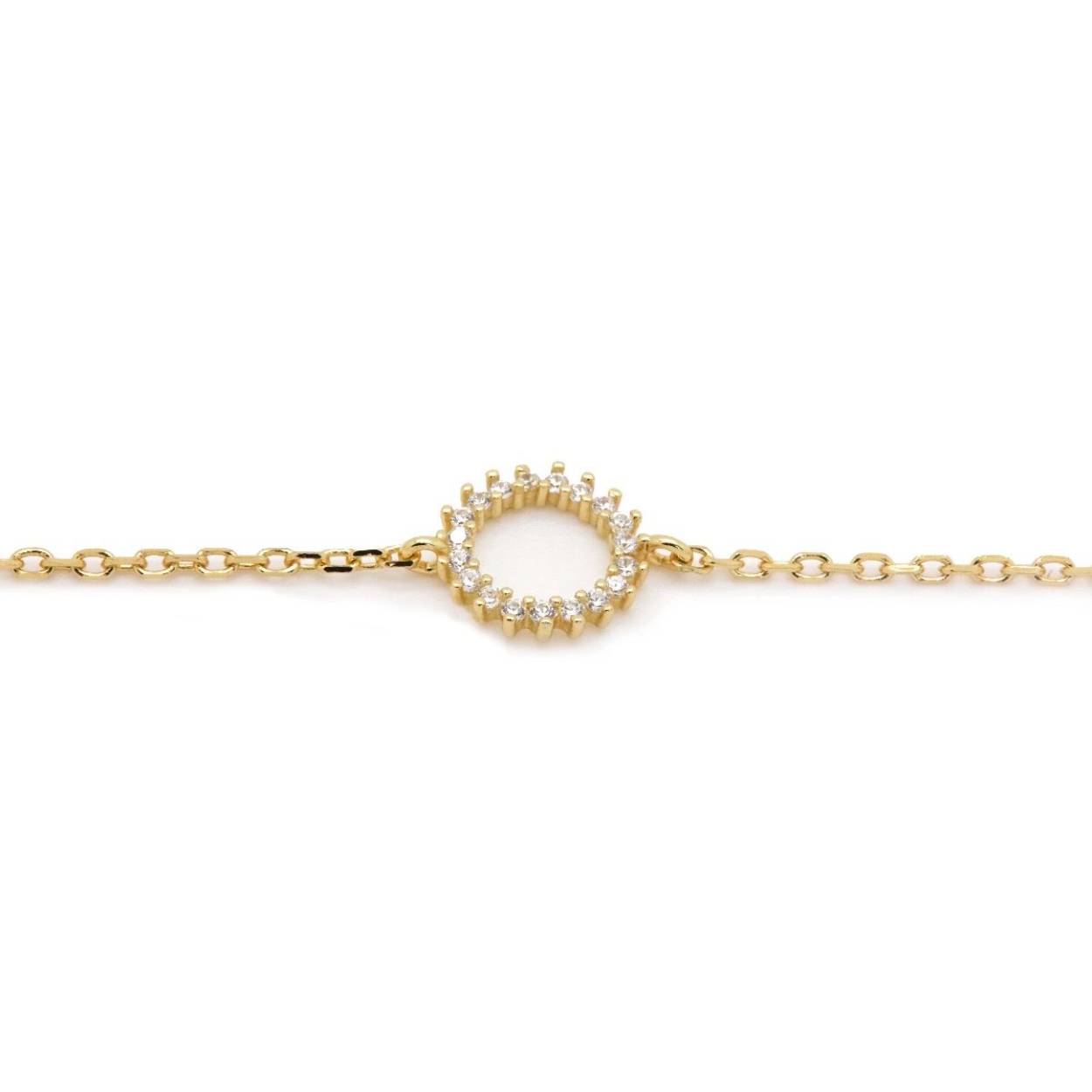 zilveren Karma armband, STELLA Goldplated