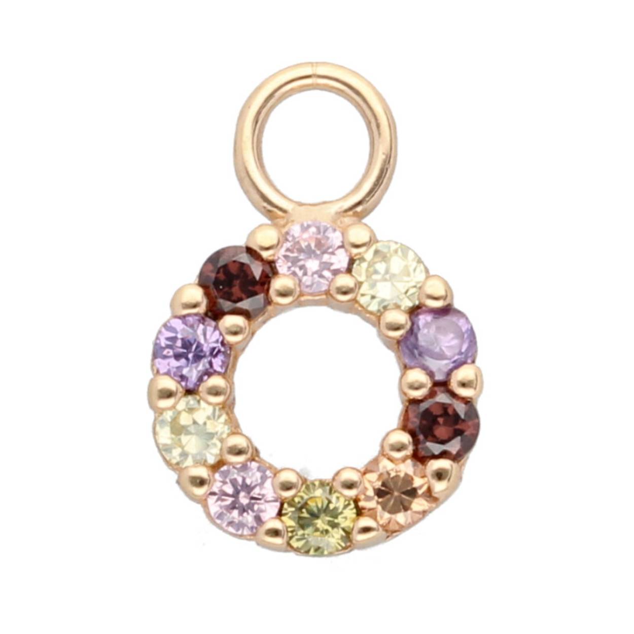 Dit zijn oorringhangers van het merk Swing Jewels.Dit sieraad komt uit de serie Happiness.