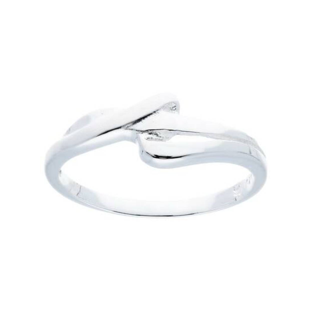 Zilveren ring mat/poly maat 19.25